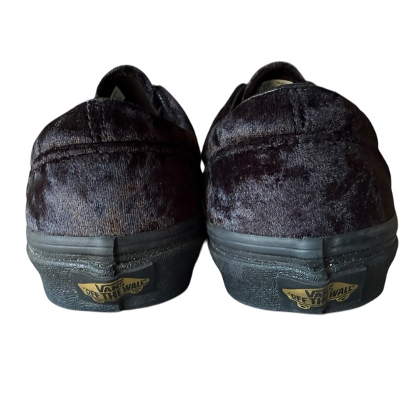 Vans Era ID Black Velvet Shoes, Women’s 7.5 - Picture 5 of 8
